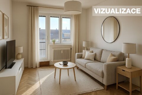 Byt 2+1, 55 m² v Černých Polích, Brno